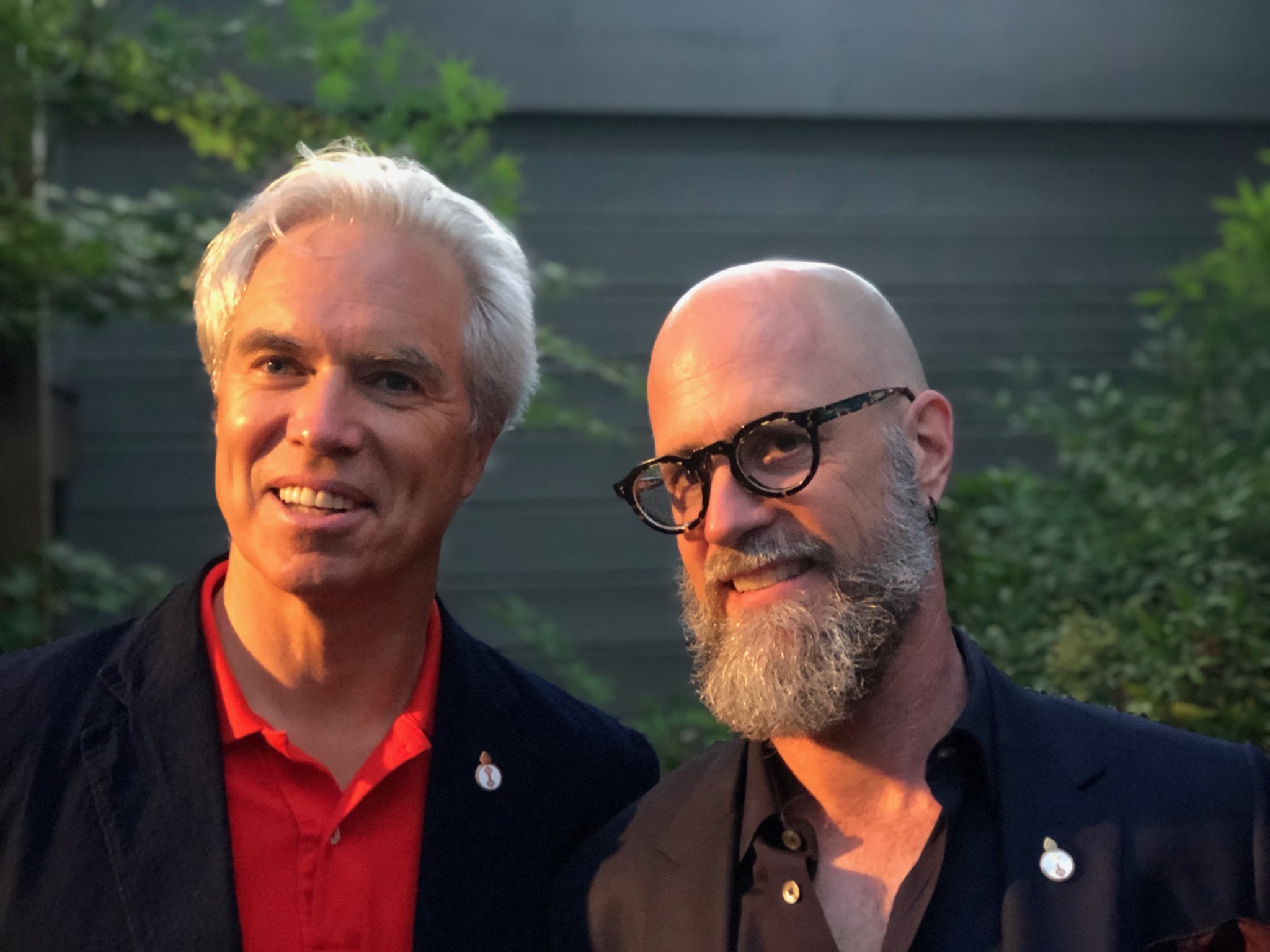 Patrick Sweeney and William Okin together